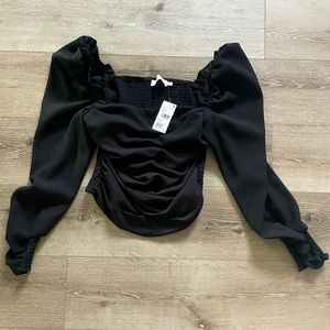 ASTR black blousy top NWT from Nordstrom